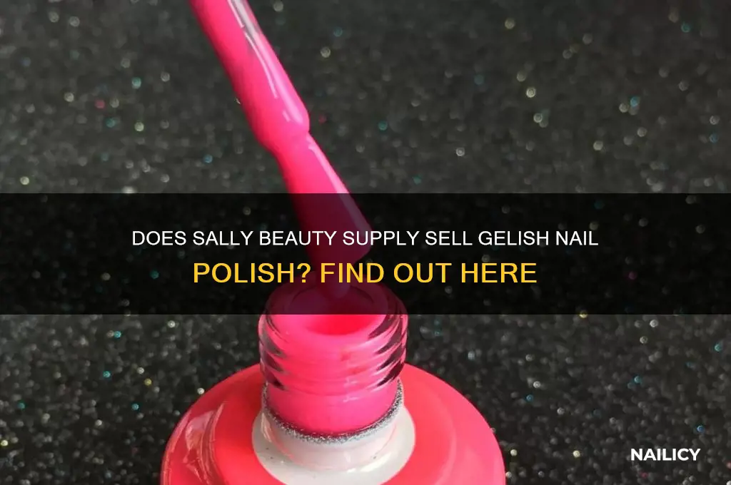 does sally beauty supply sell gelish nail polish