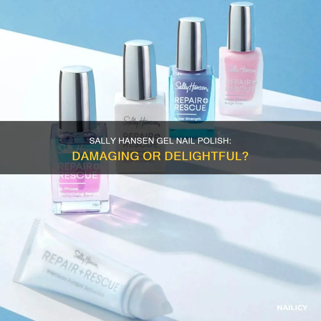 does sally hansen gel nail polish damage nails