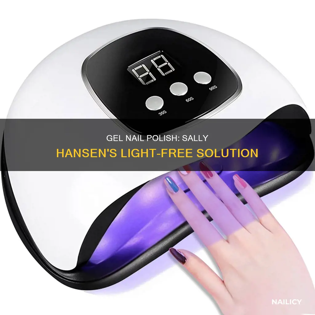 does sally hansen gel nail polish need a light