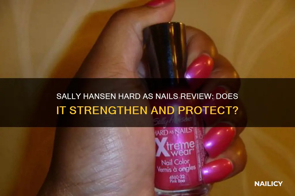 does sally hansen hard as nails work