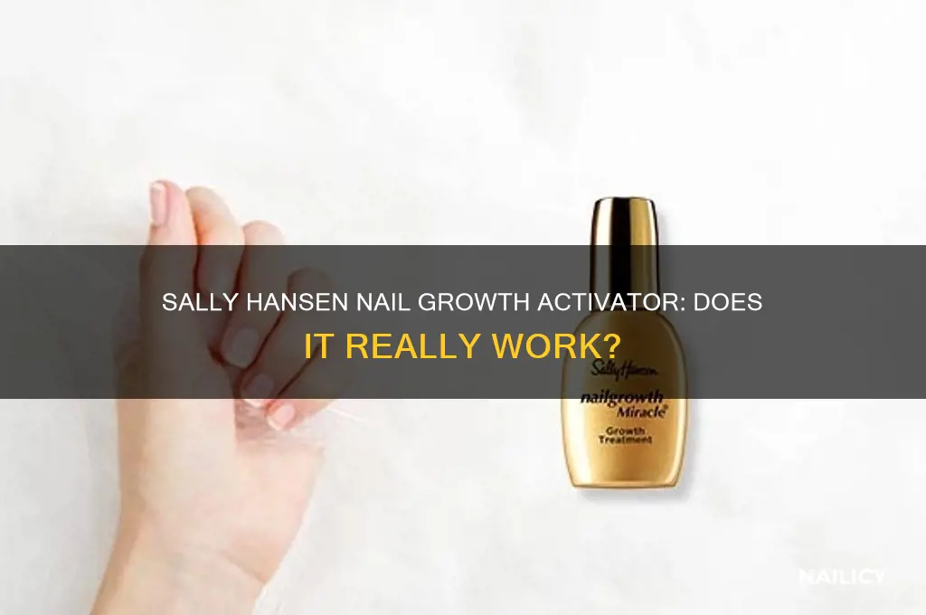 does sally hansen nail growth activator work