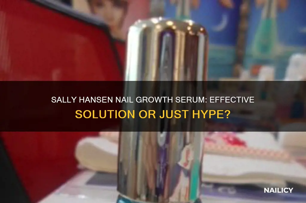 does sally hansen nail growth serum work