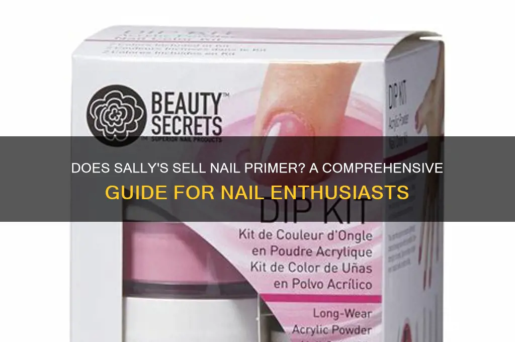 does sallys sell nail primer