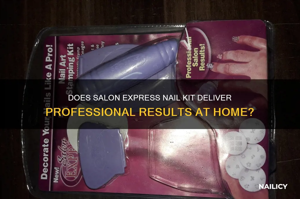 does salon express nail kit work