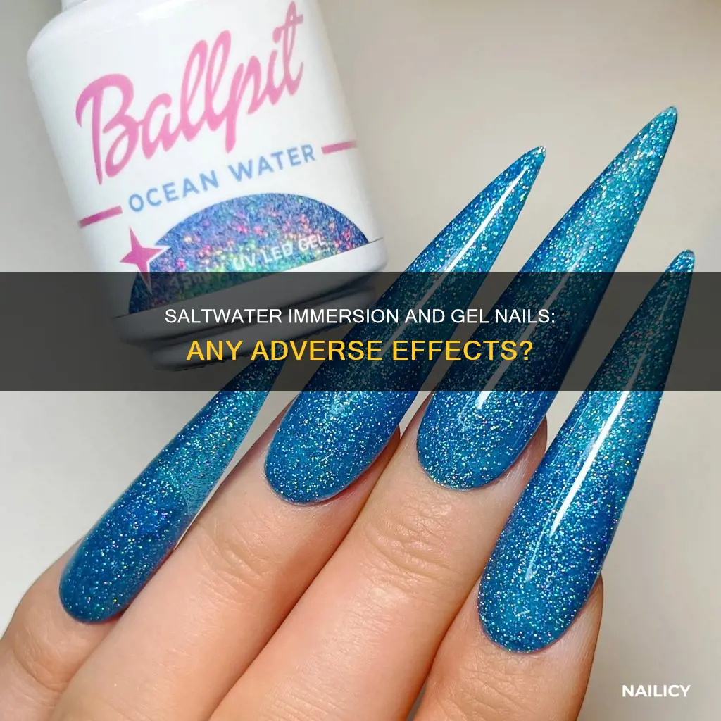 does salt water affect gel nails