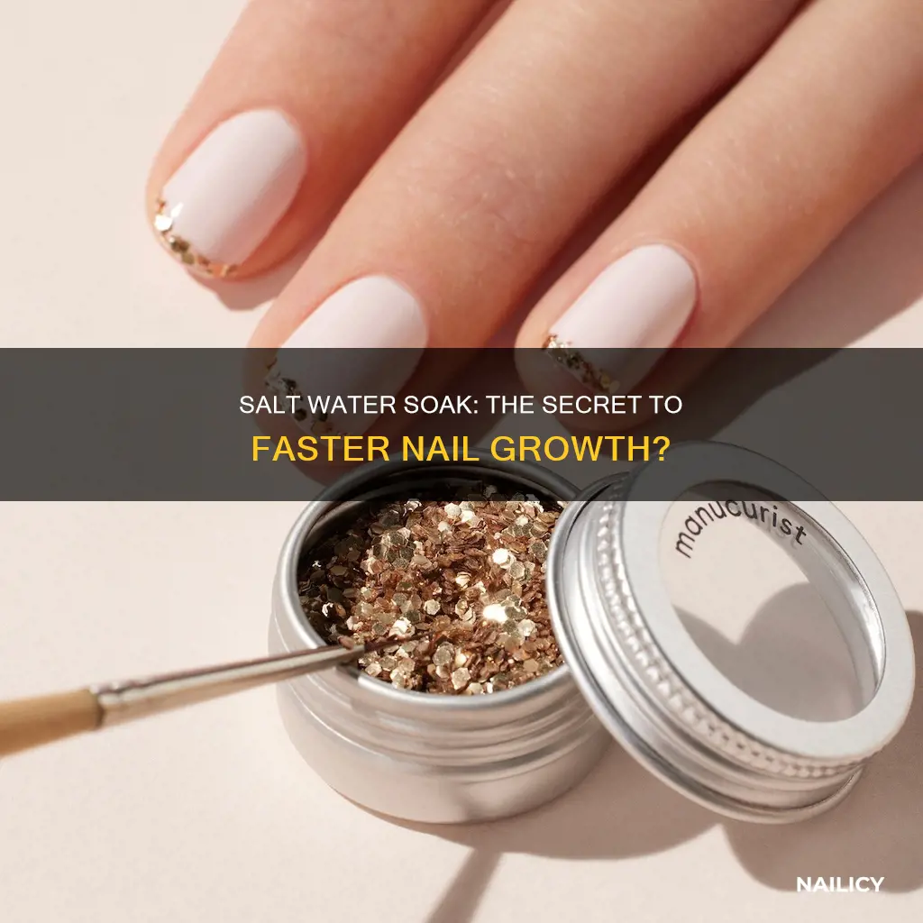 does salt water make nails grow faster