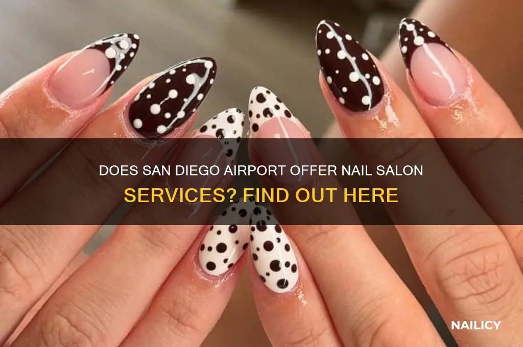 does san diego airport have a nail salon