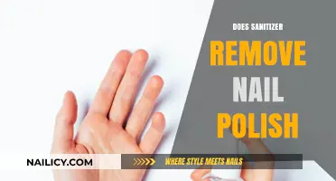 Sanitizer's Effect on Nail Polish: A Quick Fix?
