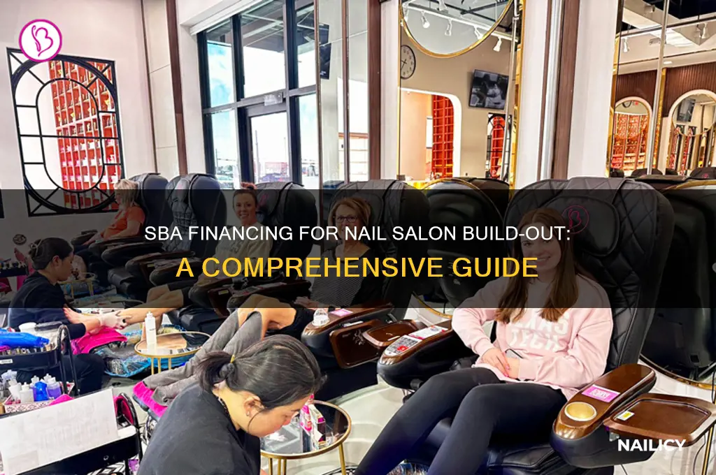 does sba finance for nail salon build out