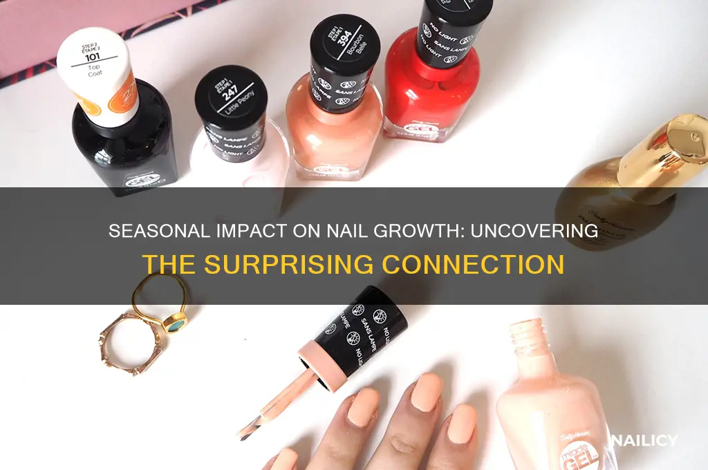does season affect nail growth