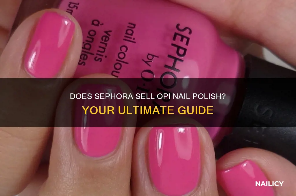 does sephora carry opi nail polish