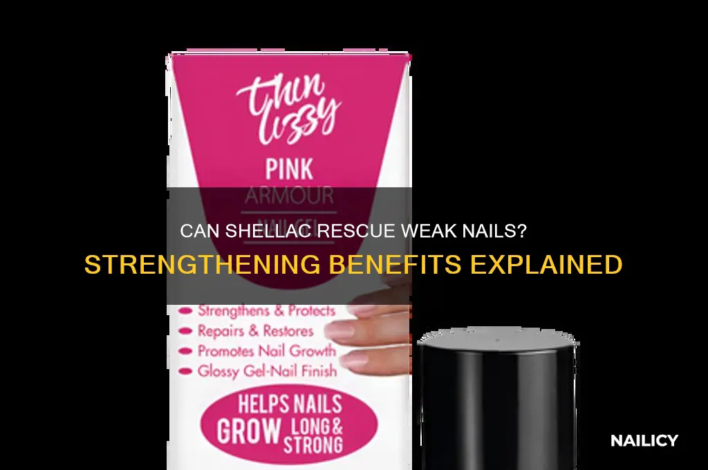does shellac strengthen weak nails