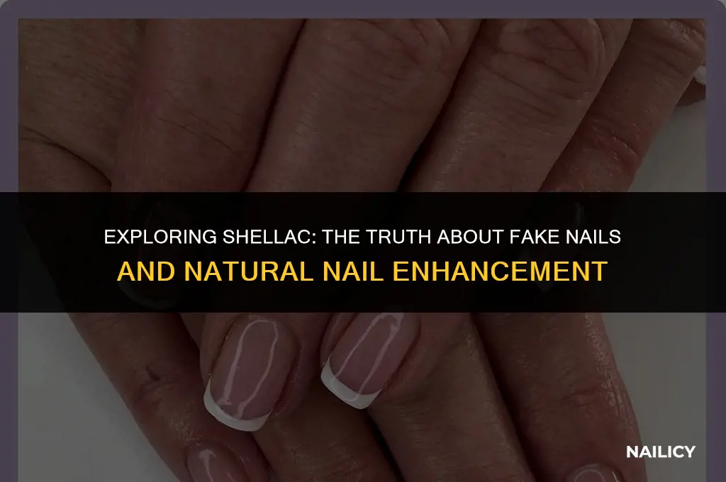 does shellac use fake nails