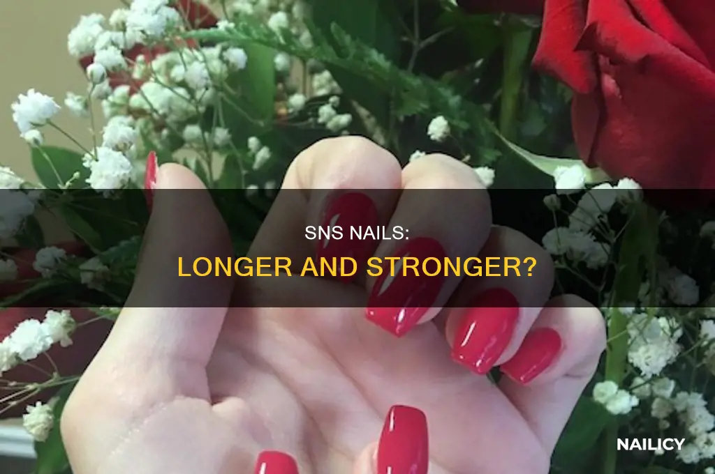 does sns make nails longer