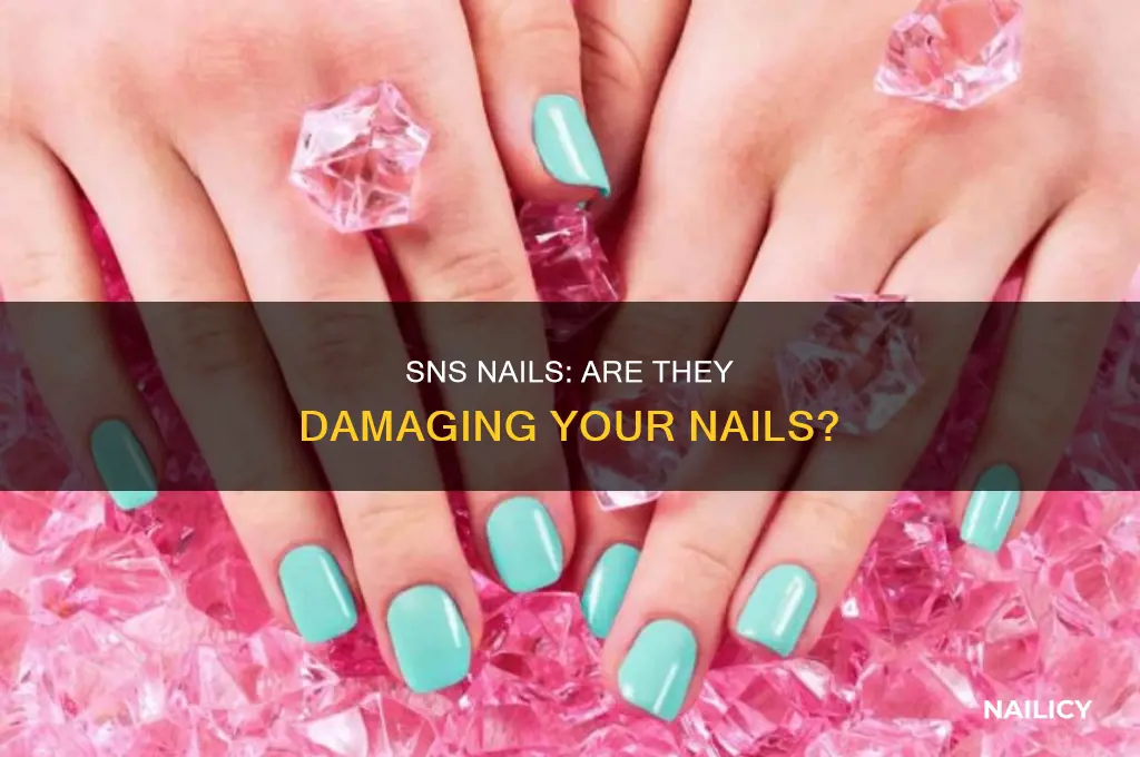 does sns make your nails brittle