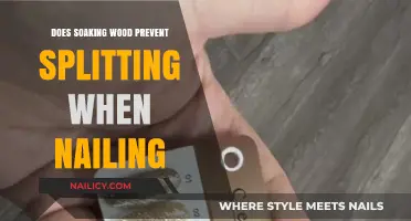 Soaking Wood: Effective Technique to Prevent Splitting When Nailing?