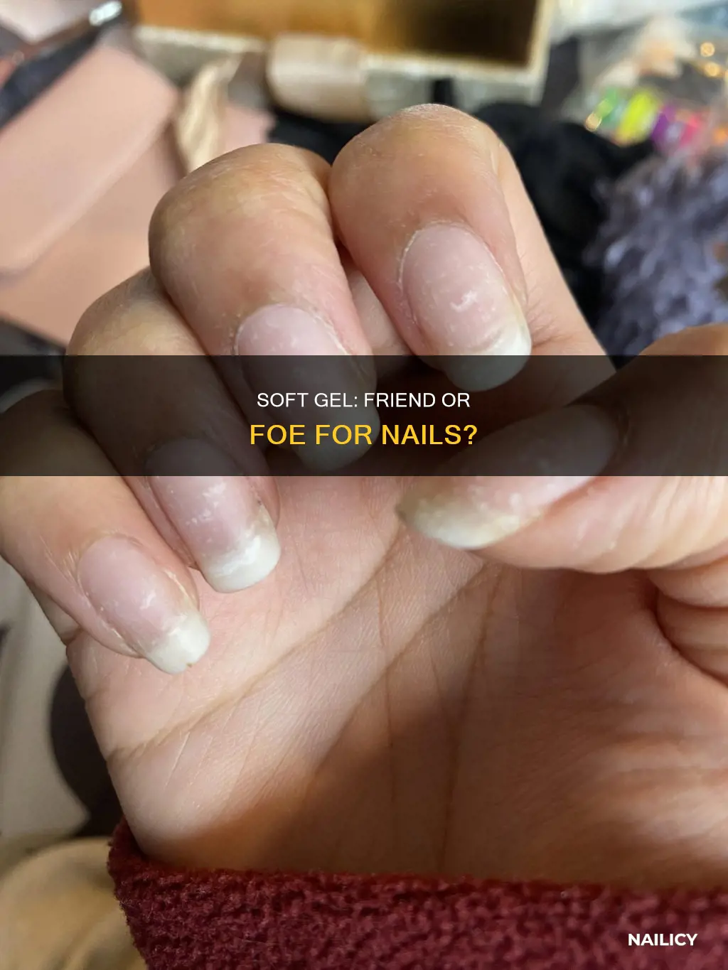 does soft gel damage nails