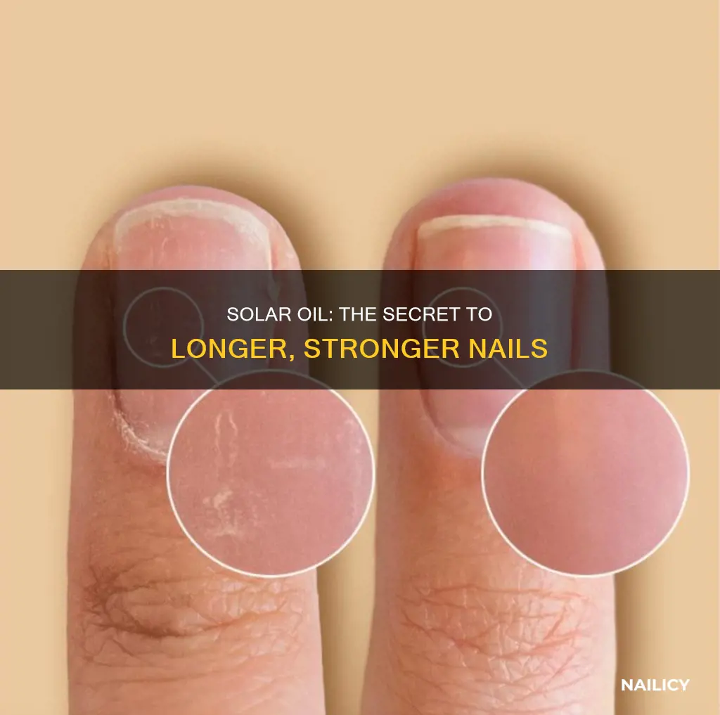 does solar oil help nails grow