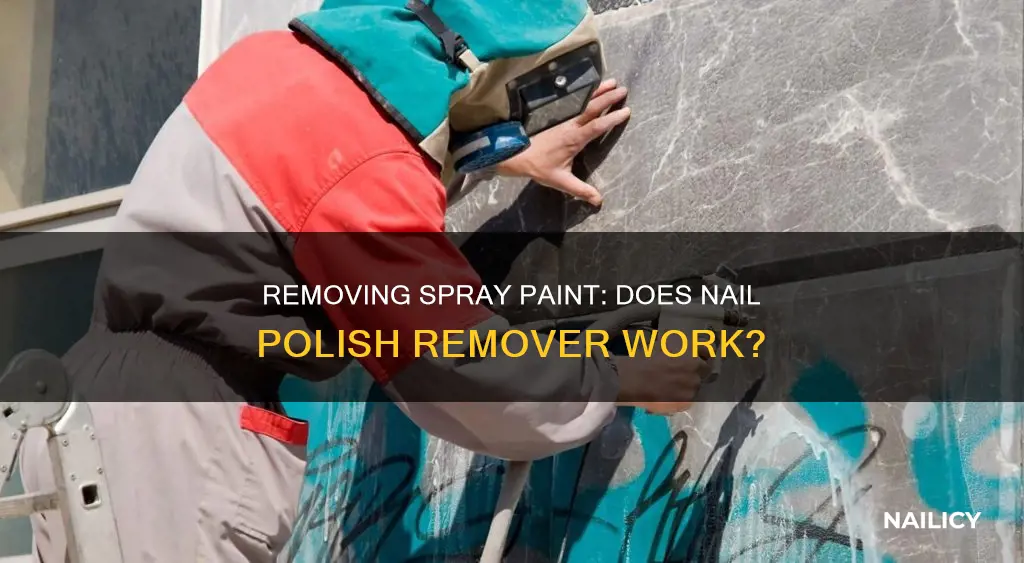 does spray paint come off with nail polish remover