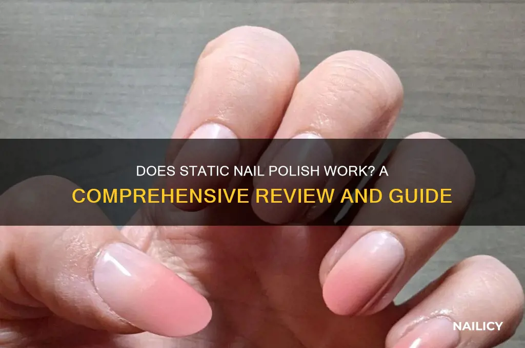 does static nail polish work