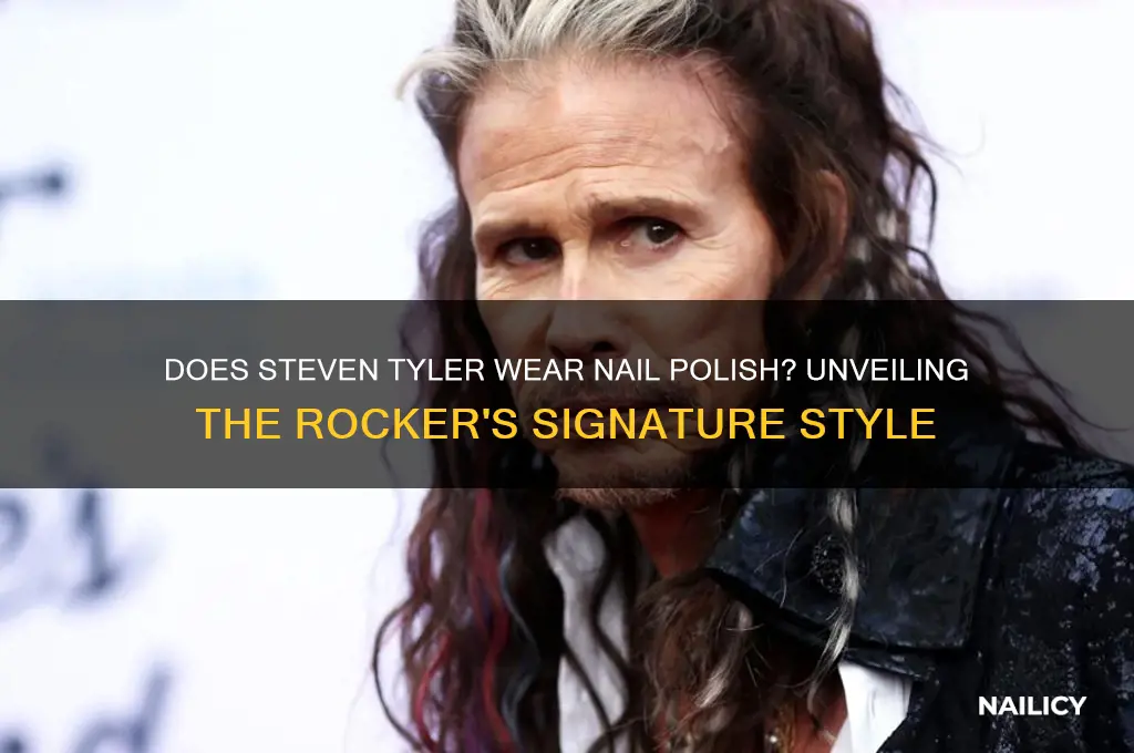 does stephen tyler wear nail polish