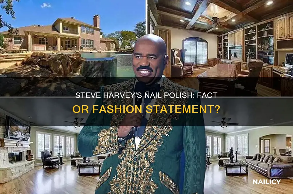 does steve harvey wear nail polish