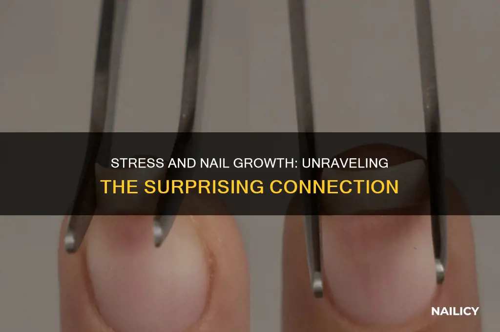 does stress affect nail growth