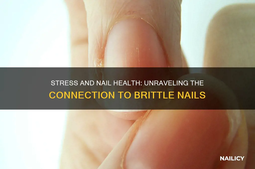 does stress break my nails