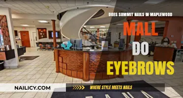 Maplewood Mall Summit Nails: Eyebrow Services Available?