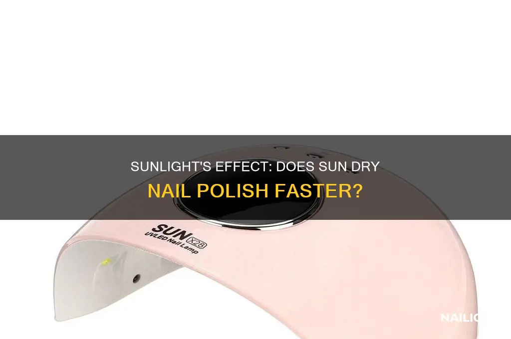 does sun dry nail polish