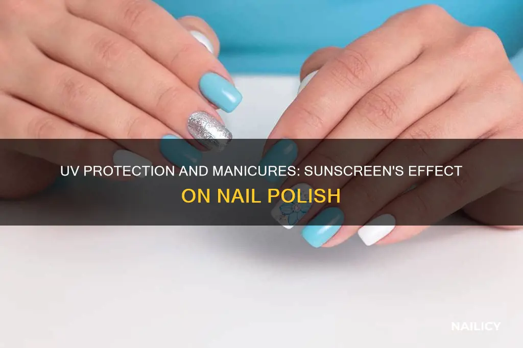 does sunscreen remove nail polish