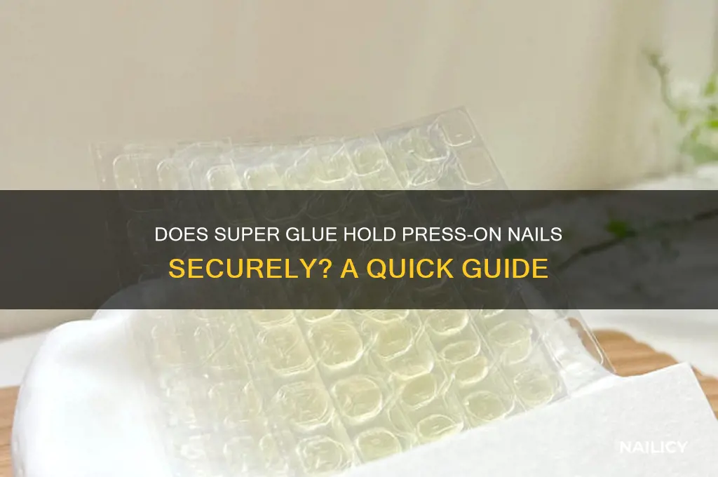 does superglue work for press on nails