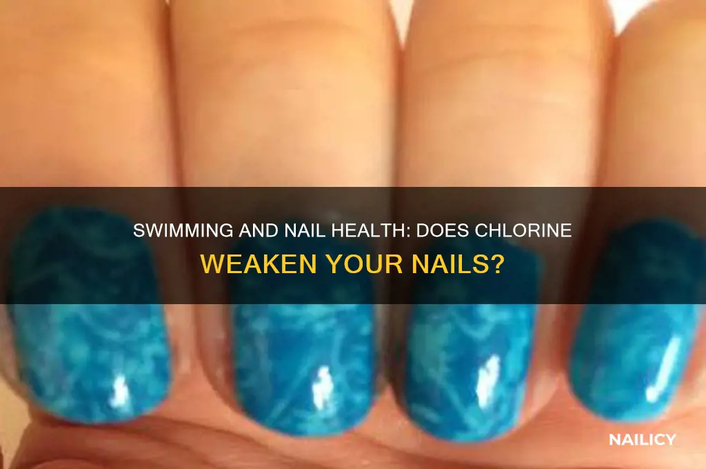 does swimming break yoit nails