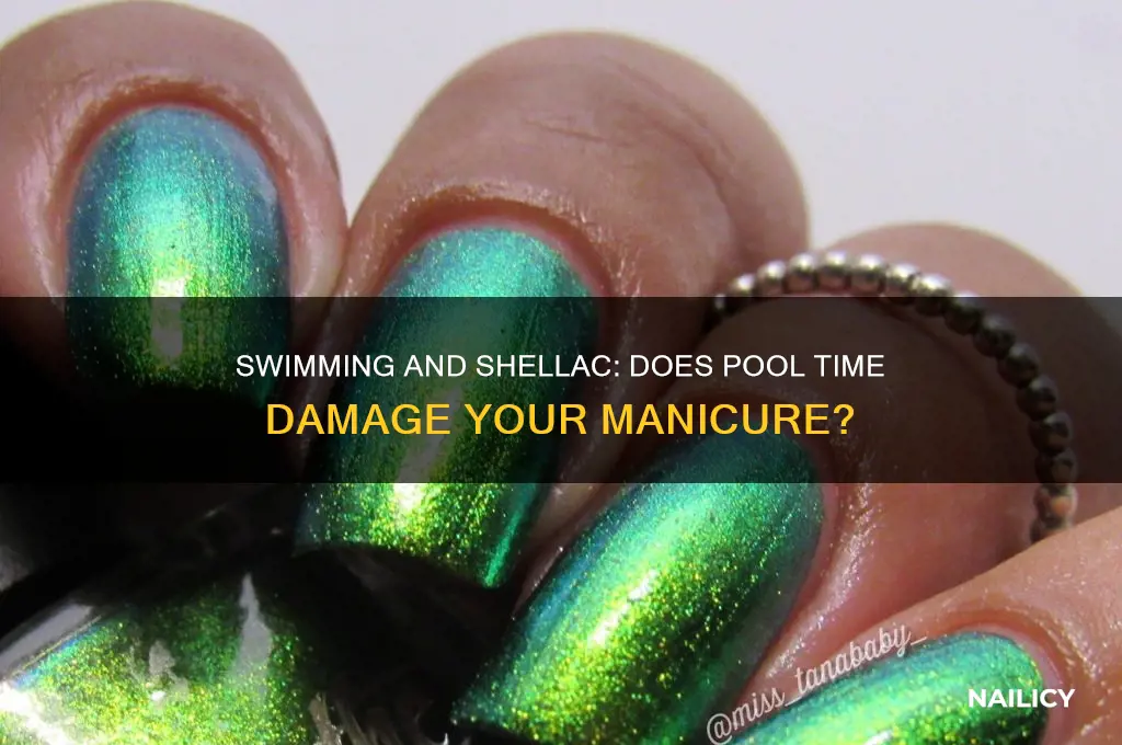 does swimming ruin shellac nails