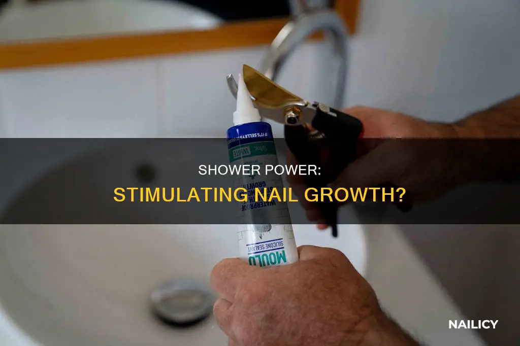 does taking a shower make your nails grow