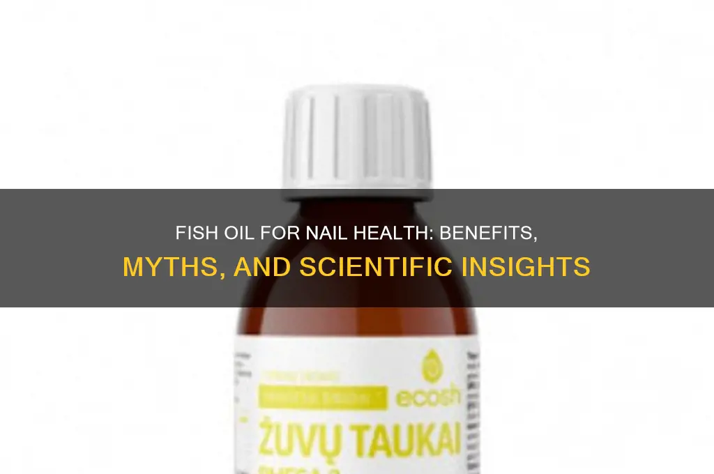 does taking fish oil help the nails