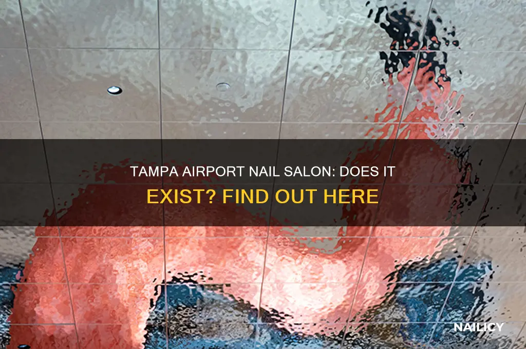 does tampa airport have a nail salon