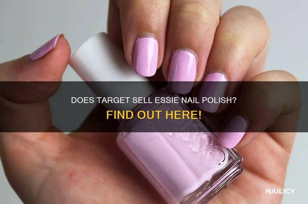 does target carry essie nail polish