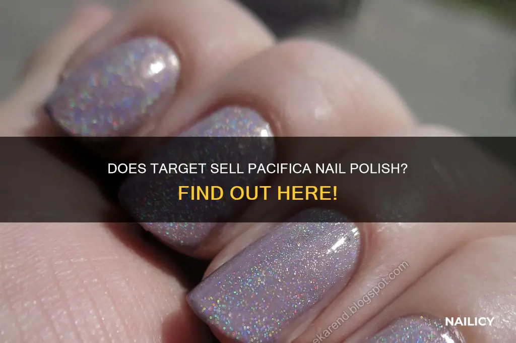 does target carry pacifica nail polish