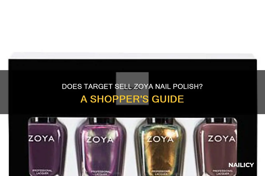 does target carry zoya nail polish