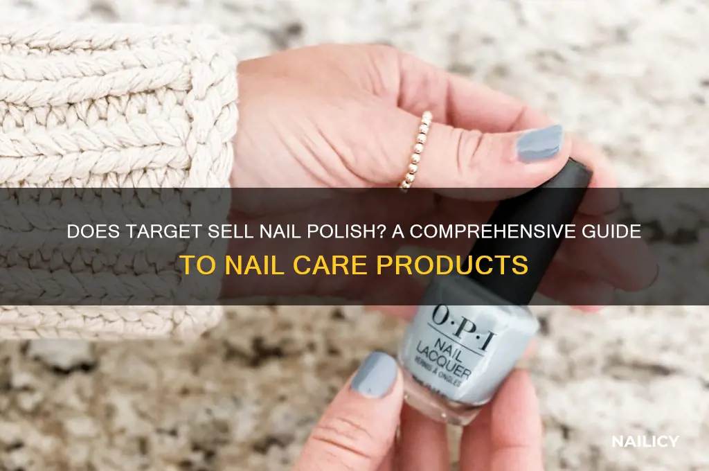does target sell nail polish