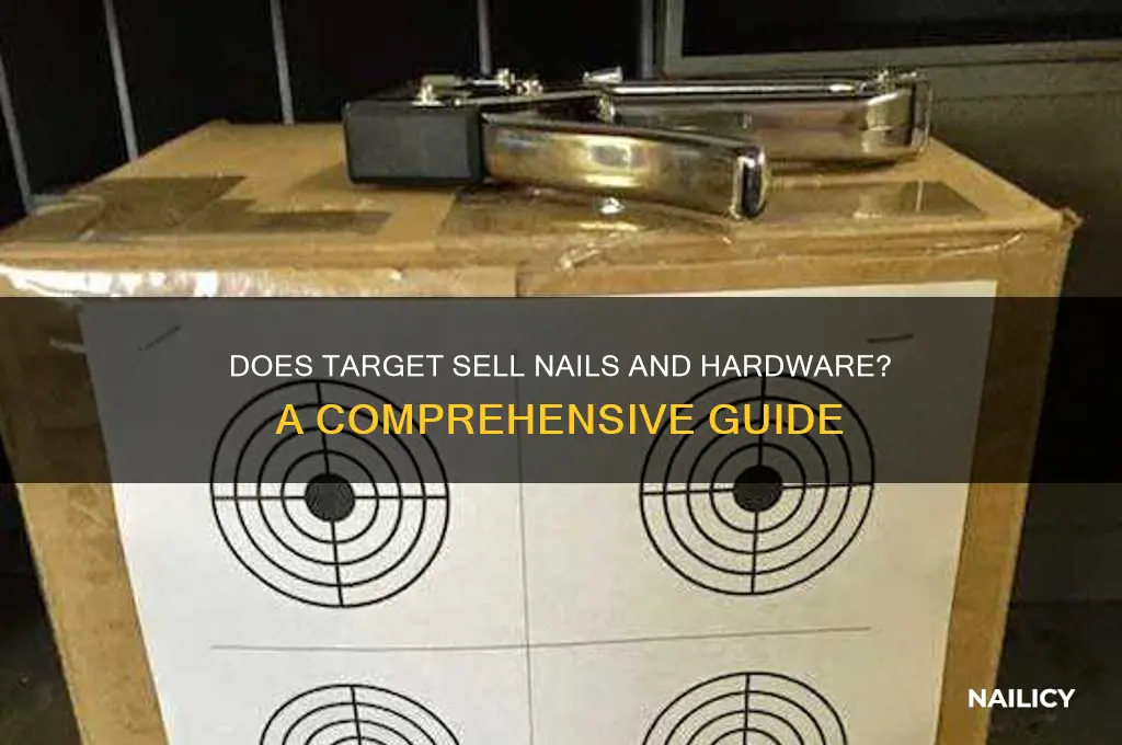 does target sell nails hardware