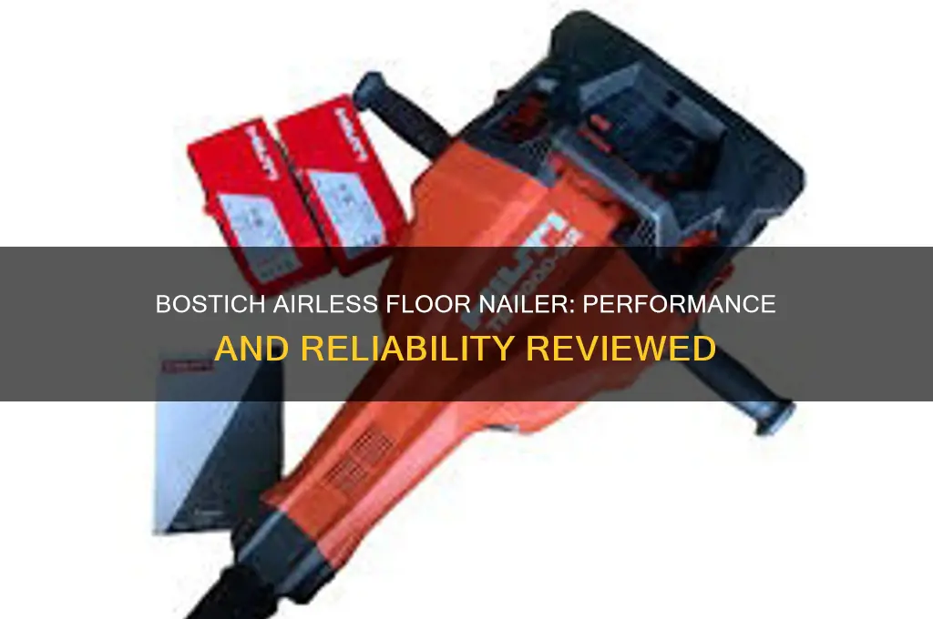 does the bostich airless floor nailer work