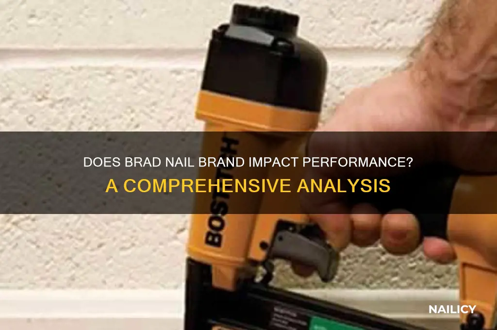 does the brand of brad nails matter