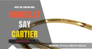 Does the Cartier Nail Bracelet Say Cartier? A Detailed Look