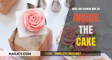 Does the Flower Nail Go Inside the Cake? A Baking Guide