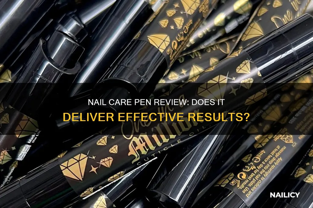 does the nail care pen really work