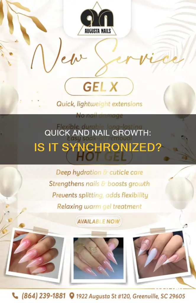 does the quick grow as the nail grows
