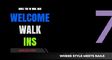 W Nail Bar Walk-In Policy: Are Appointments Required?