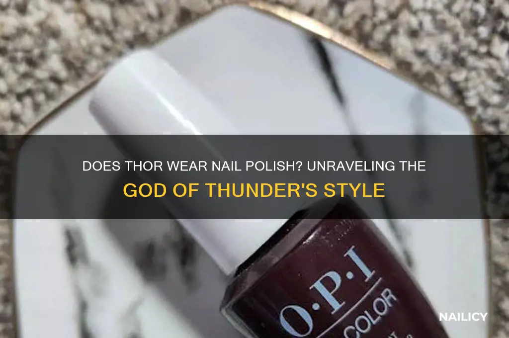 does thor wear nail polish